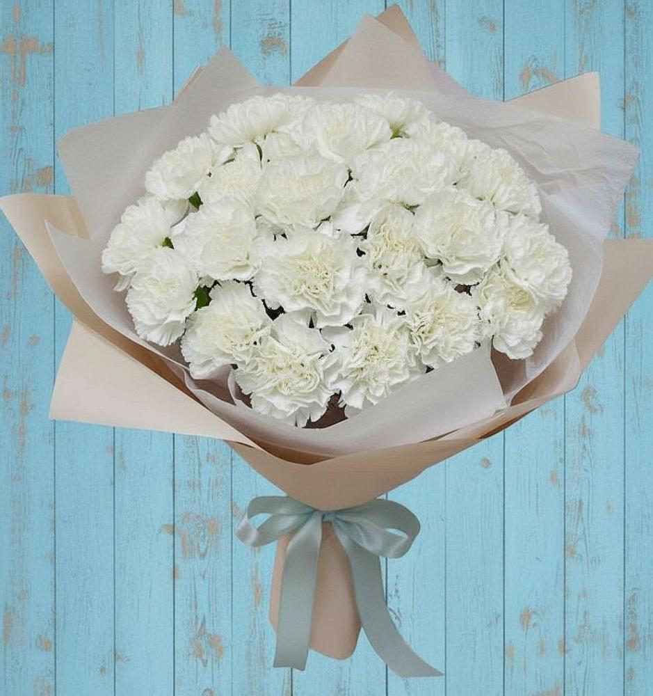 Букет цветов из: Гвоздики в Бородыновке