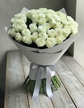 Букет 35 Белых роз в Бородыновке