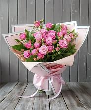 Букет Розовый кустик в Бородыновке