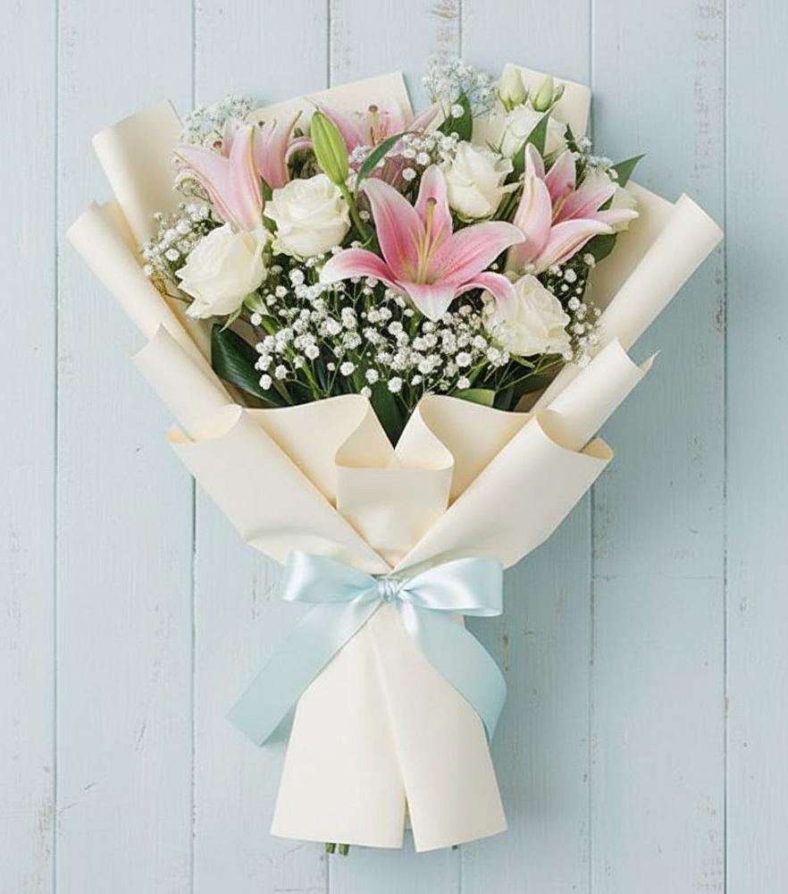 Букет цветов из: Лилии в Бородыновке