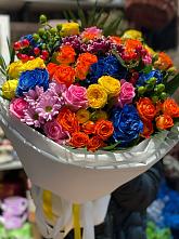 Букет цветов из:  Розы и Хризантемы #REPLACE_PRED# Бородыновке