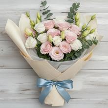 Букет цветов из:  Лизиантусы #REPLACE_PRED# Бородыновке