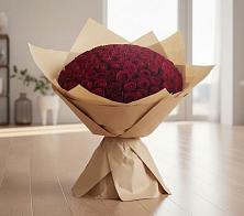 Букет 101 Красная роза в Бородыновке