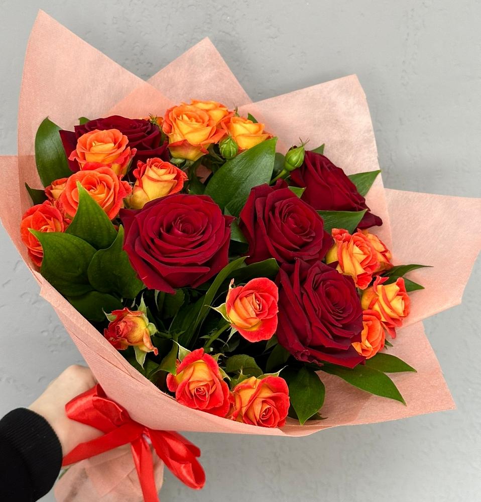 Букет Любовь и восторг в Бородыновке