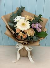 Букет цветов из:  Герберы и Хризантемы в Бородыновке