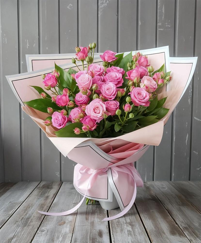 Букет Розовый кустик в Бородыновке