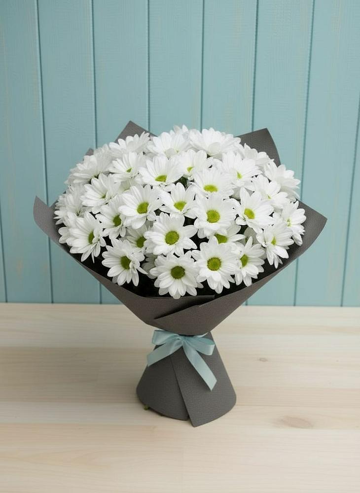 Букет цветов из: Хризантемы в Бородыновке