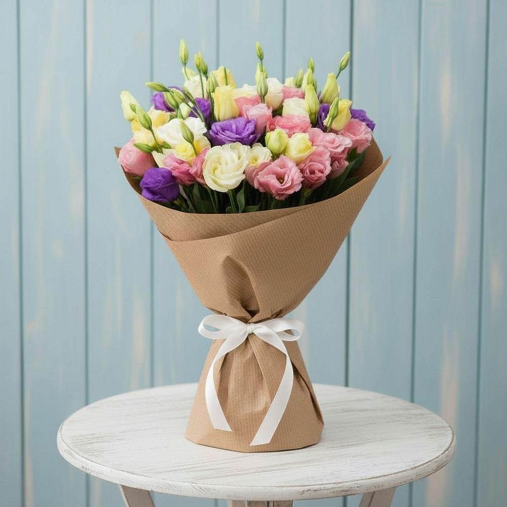 Букет цветов из: Лизиантусы в Бородыновке