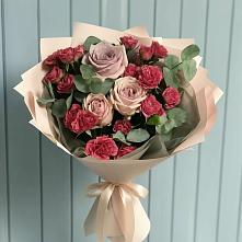 Букет цветов из:  Гвоздики и Розы в Бородыновке